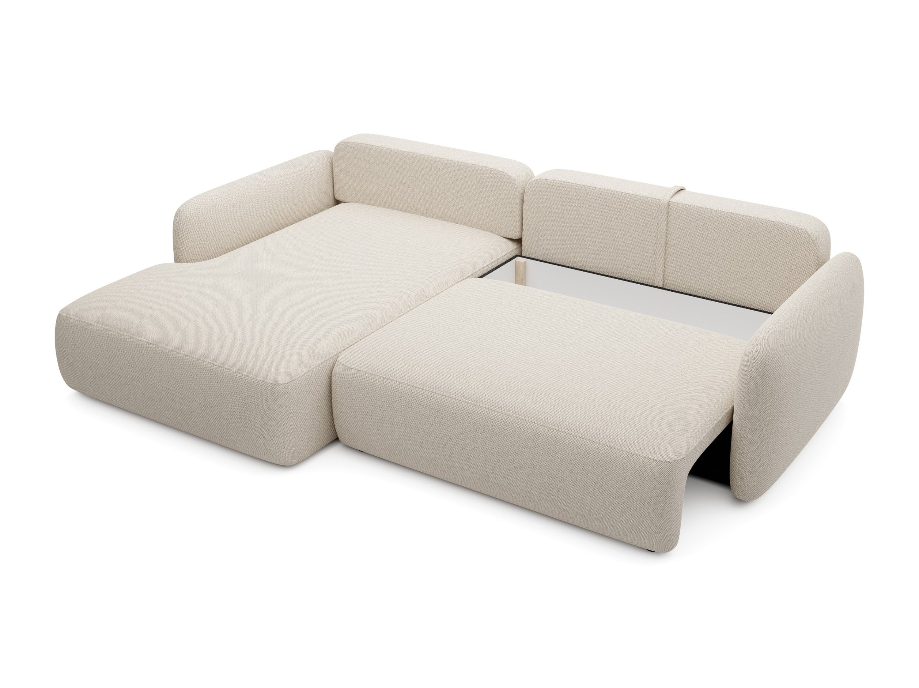 Kampinė sofa BILLY, šviesiai smėlio, kairė