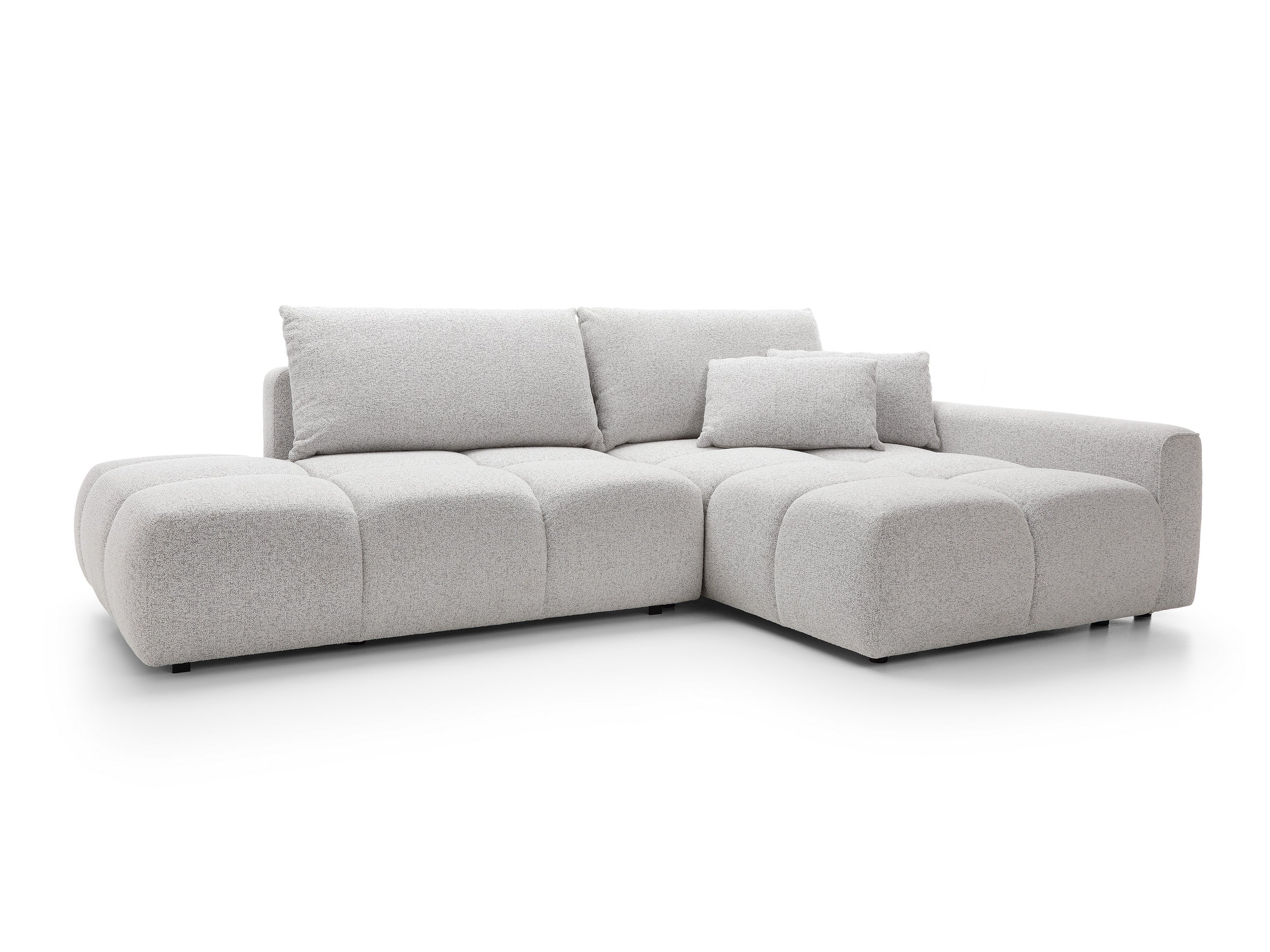 Kampinė sofa-lova BALIS, pilka