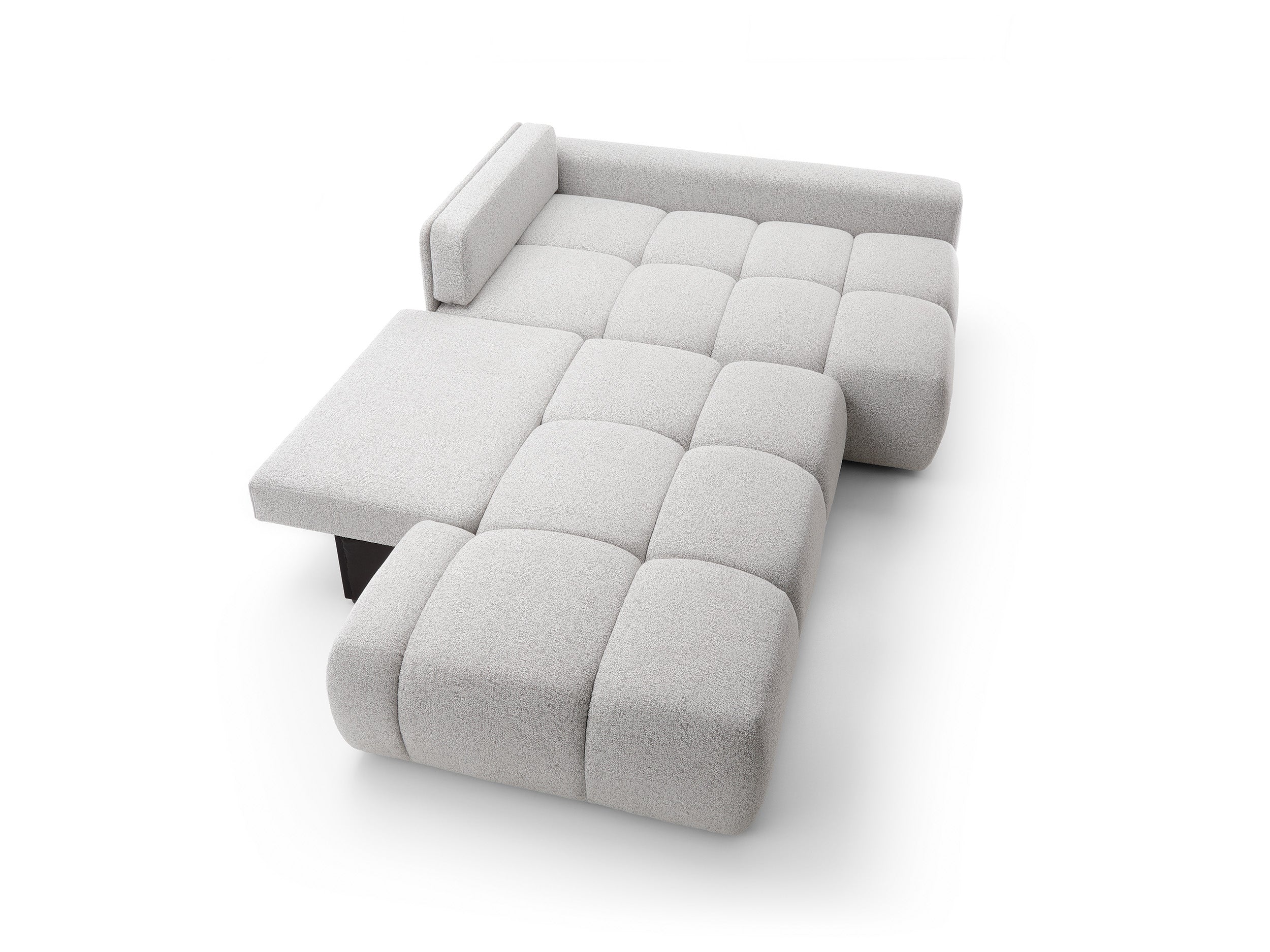 Kampinė sofa-lova BALIS, pilka