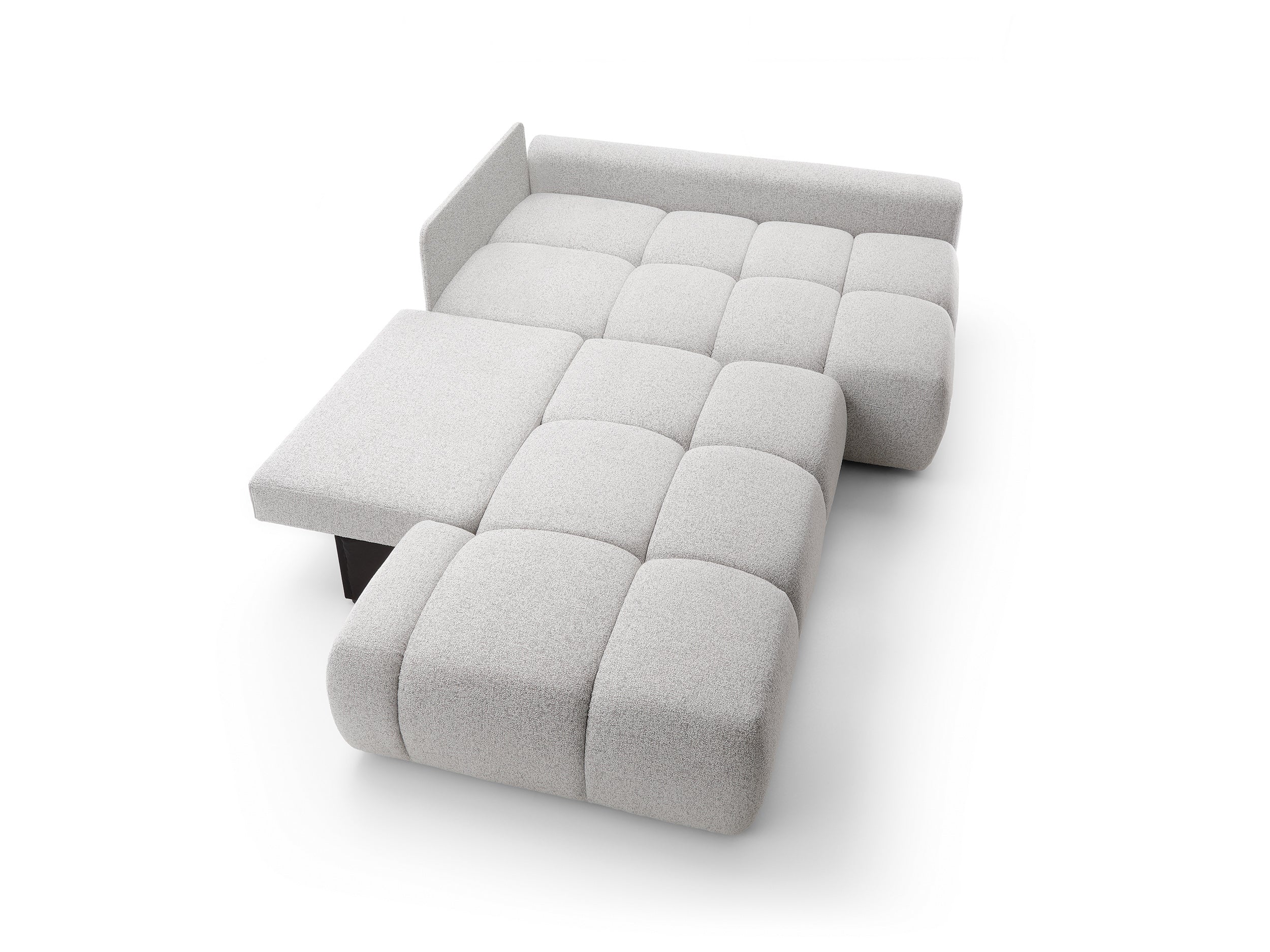Kampinė sofa-lova BALIS, pilka