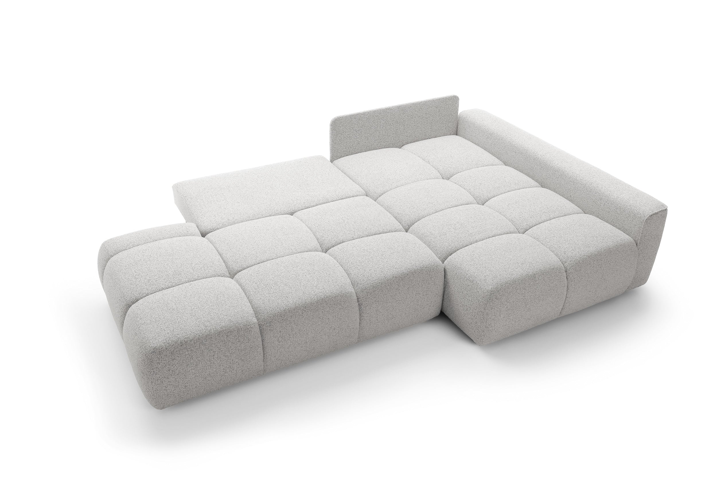 Kampinė sofa-lova BALIS, pilka