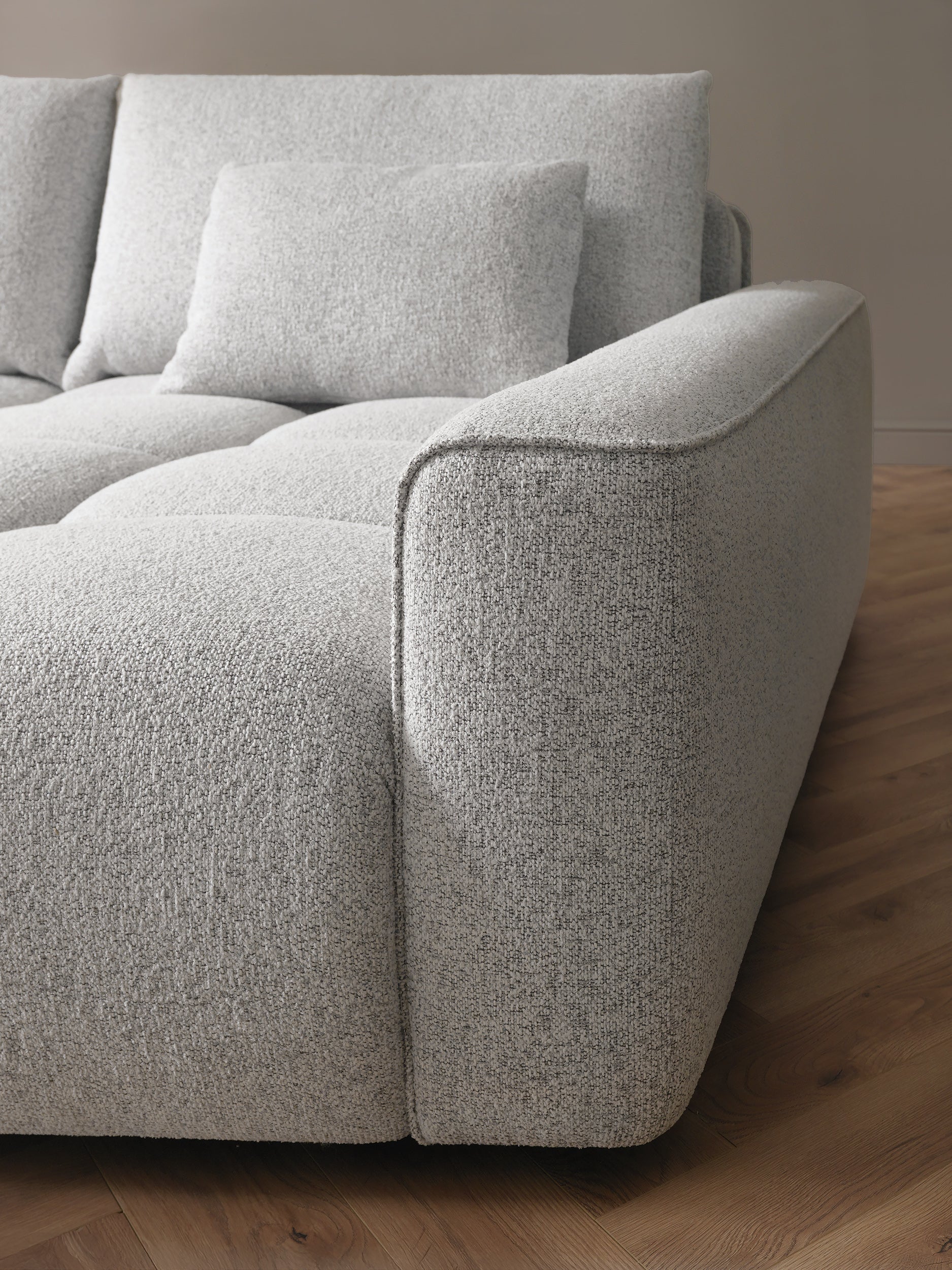 Kampinė sofa-lova BALIS, pilka