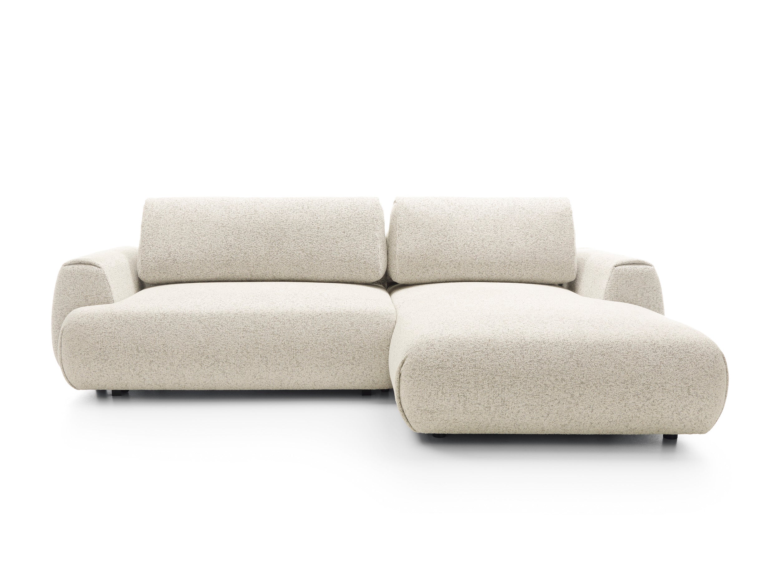 Kampinė sofa-lova PAULINA, kreminė