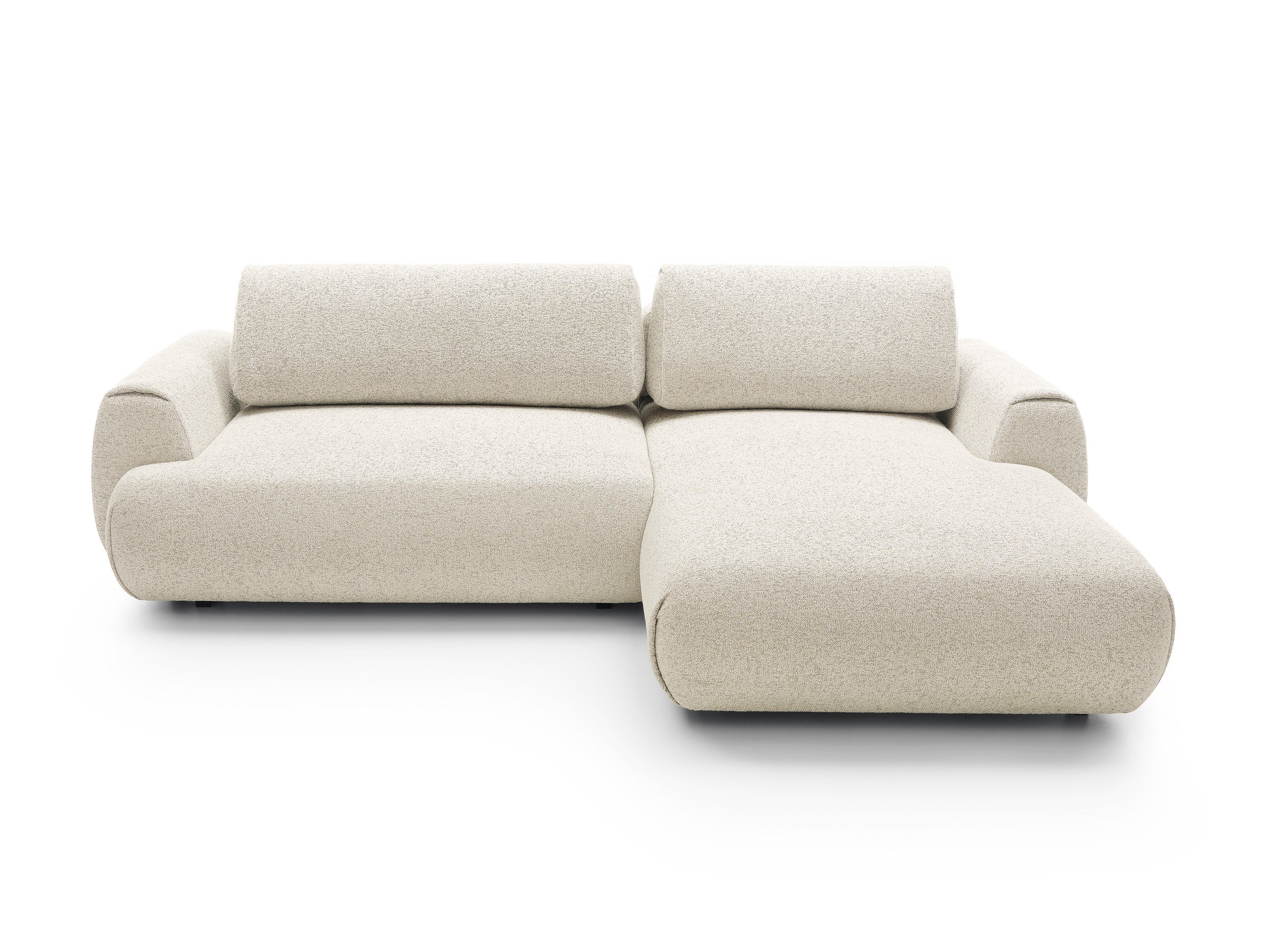 Kampinė sofa-lova PAULINA, kreminė