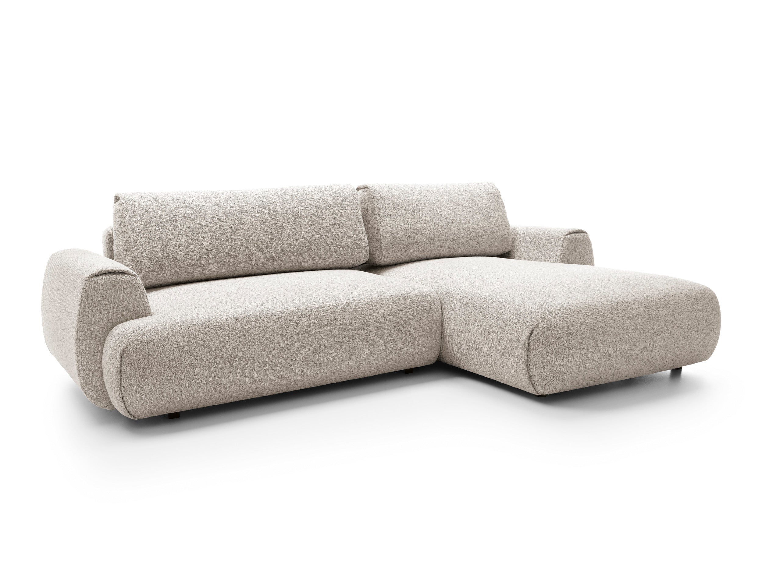 Kampinė sofa-lova PAULINA, pilka