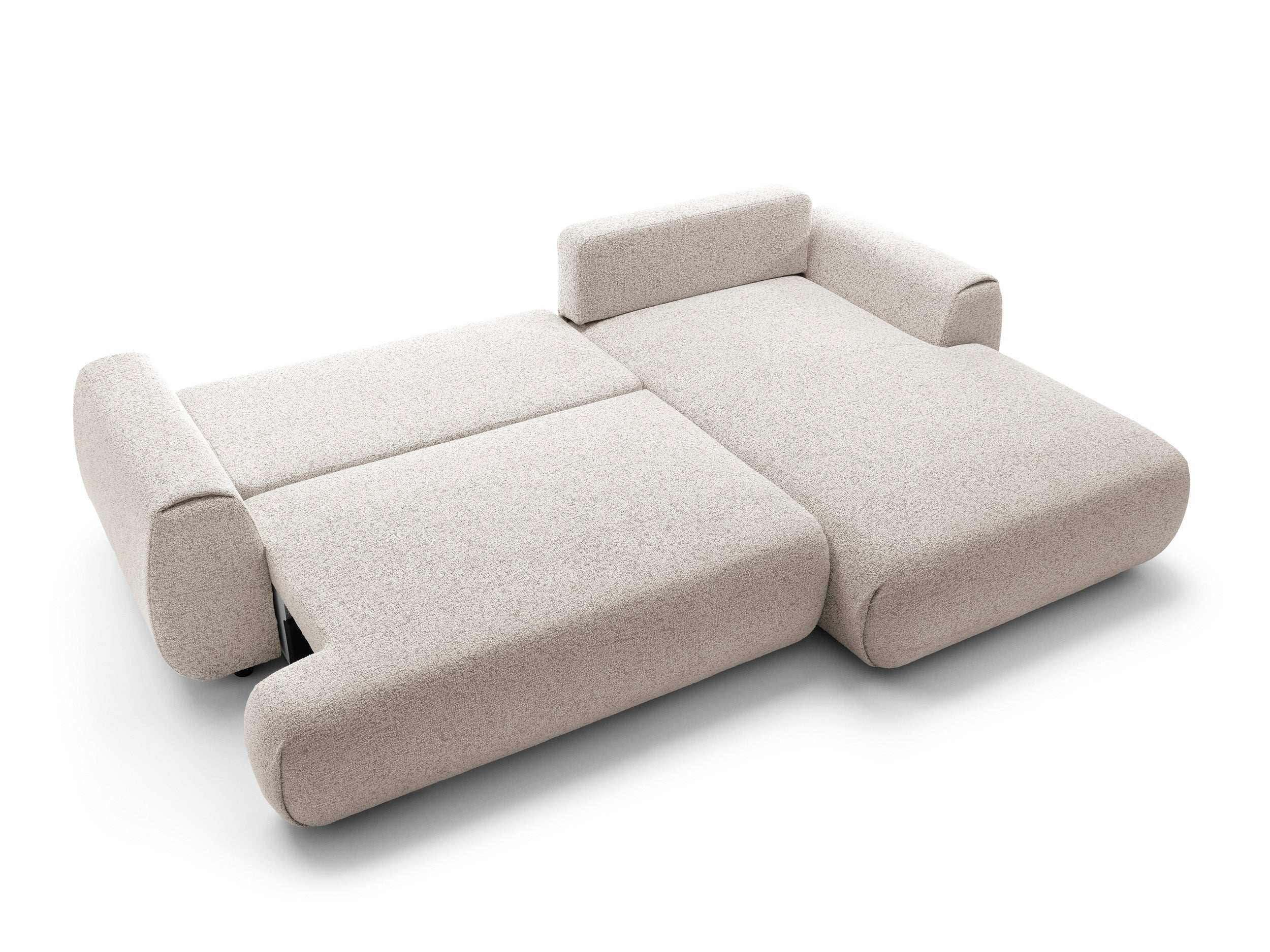 Kampinė sofa-lova PAULINA, pilka