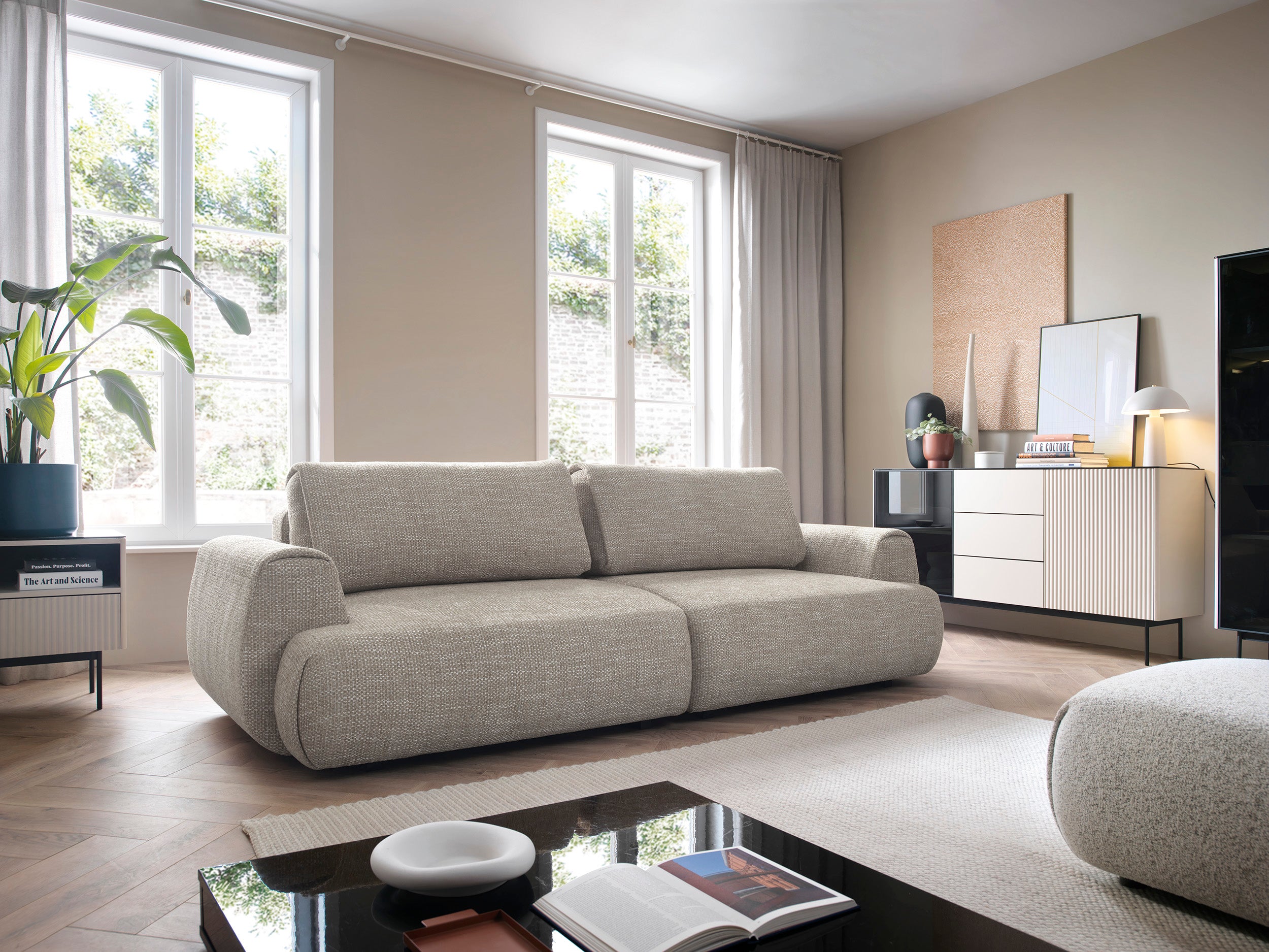 Sofa-lova PAULINA, rusva