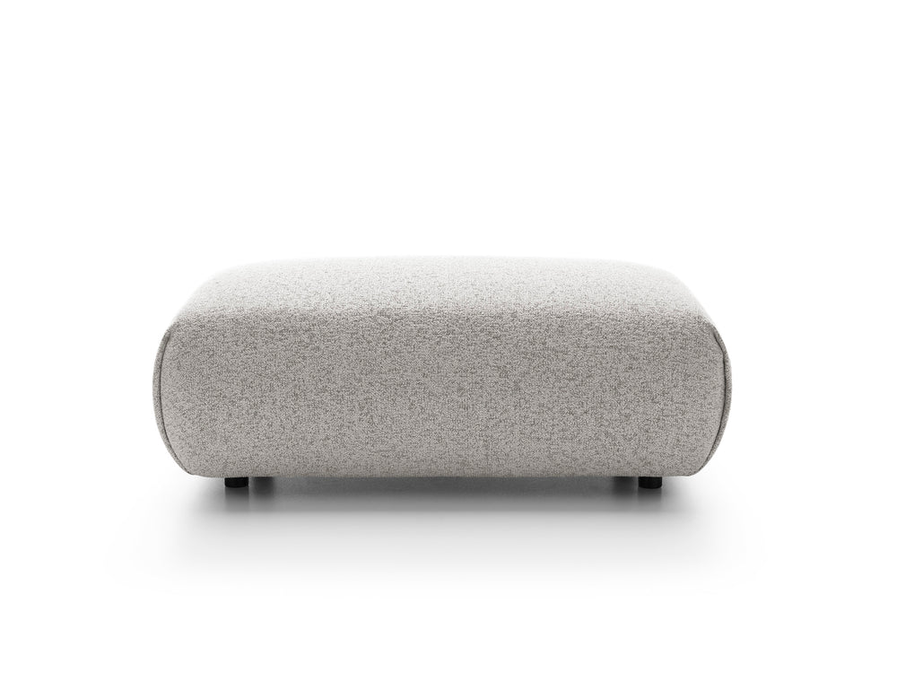 Pufas PAULINA, šviesiai pilka