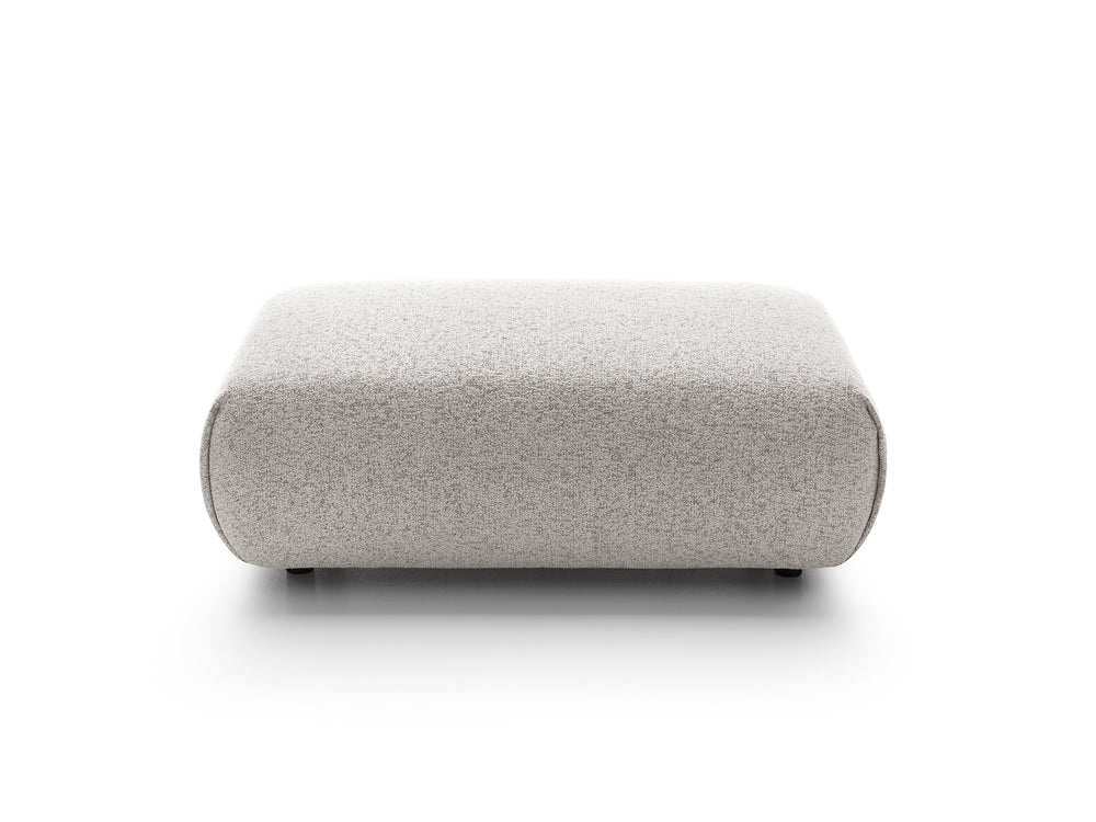 Pufas PAULINA, šviesiai pilka