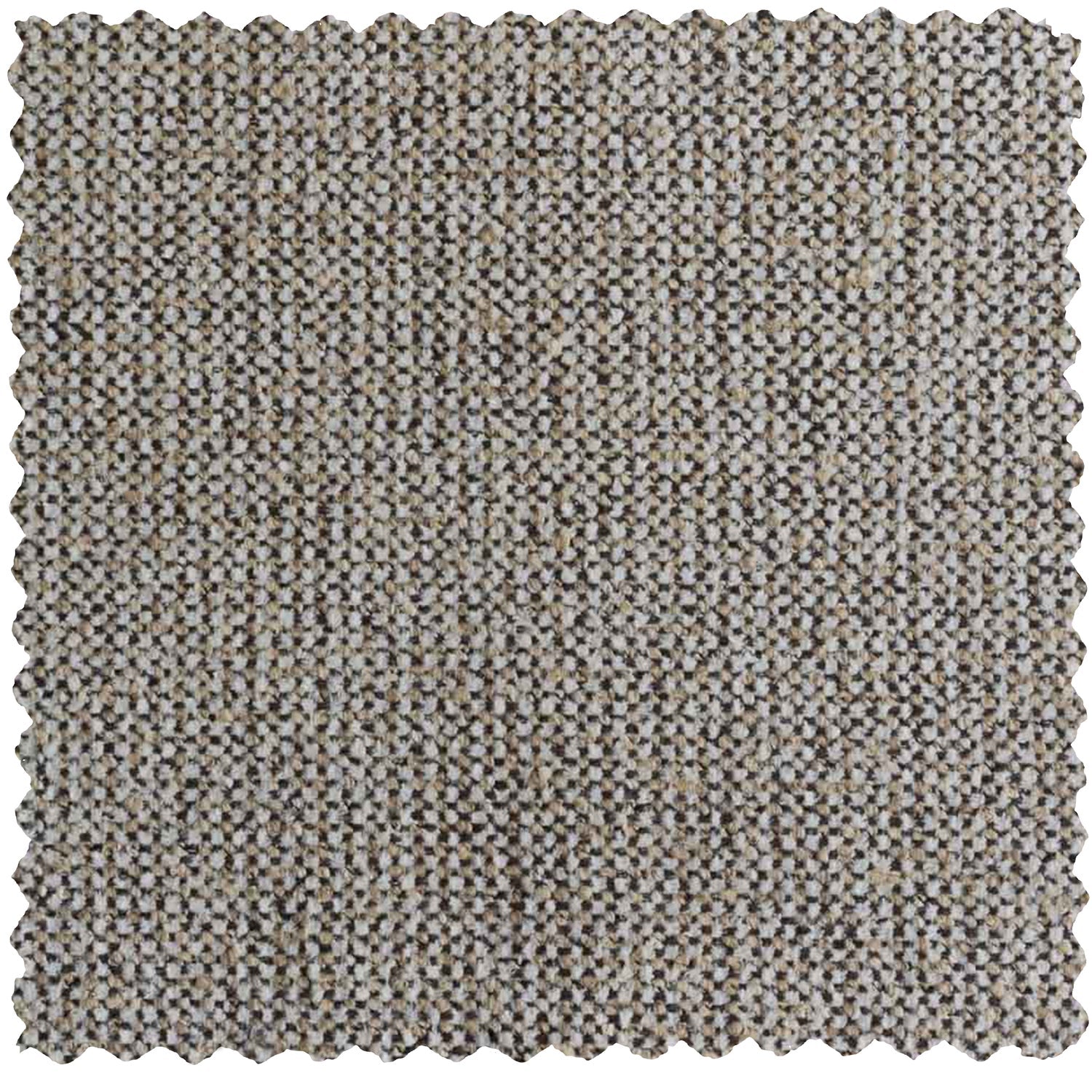 Kampinė SLOPING, dešinė, veliūras, off white melanžinė