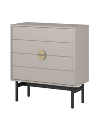 Komoda STOON, pilkai smėlinė, 85 cm