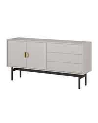 TV staliukas STOON, pilkai smėlinė, 154 cm