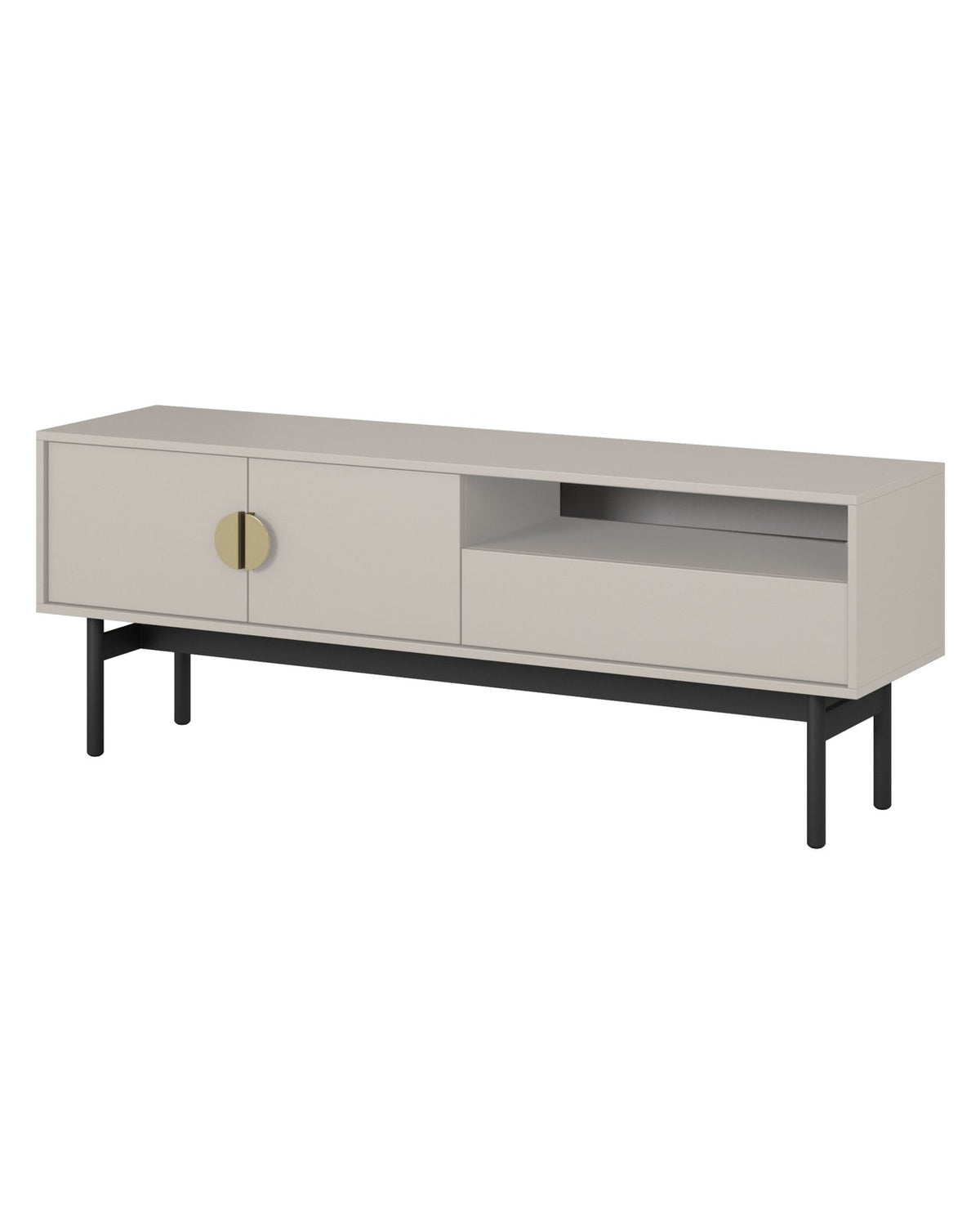 TV staliukas STOON, pilkai smėlinė, 154 cm