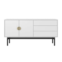 TV staliukas STOON, baltas, 154 cm