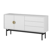 TV staliukas STOON, baltas, 154 cm