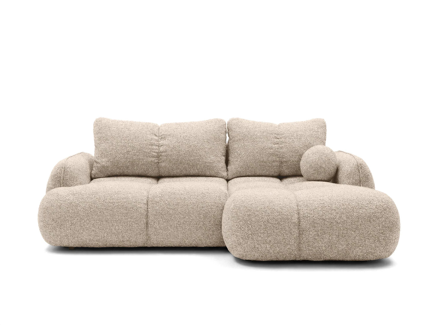 Kampinė sofa SKYLAR su miego funkcija, smėlinė