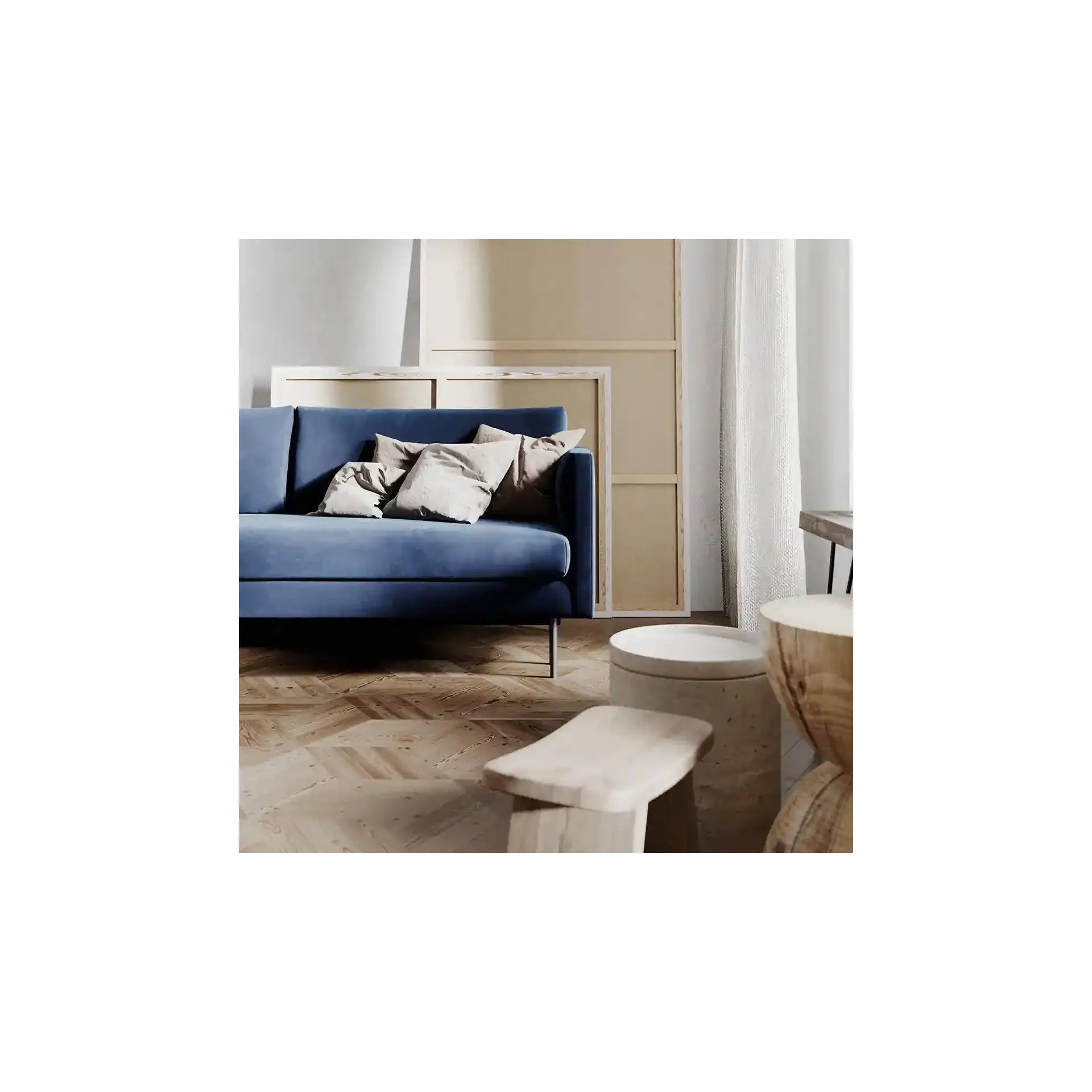 SALMA 3 vietų sofa lova, dramblio kaulo spalva