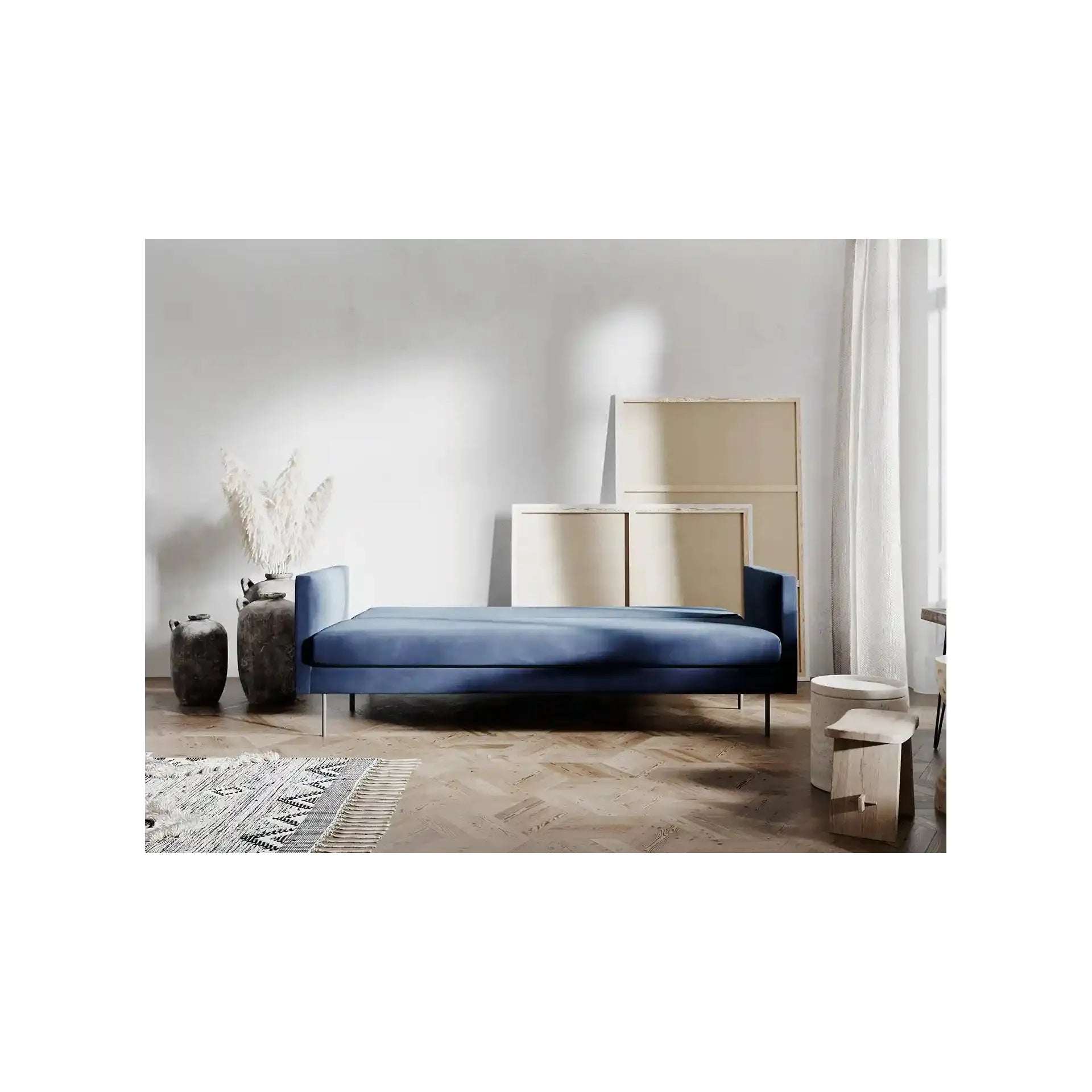 SALMA 3 vietų sofa lova, dramblio kaulo spalva