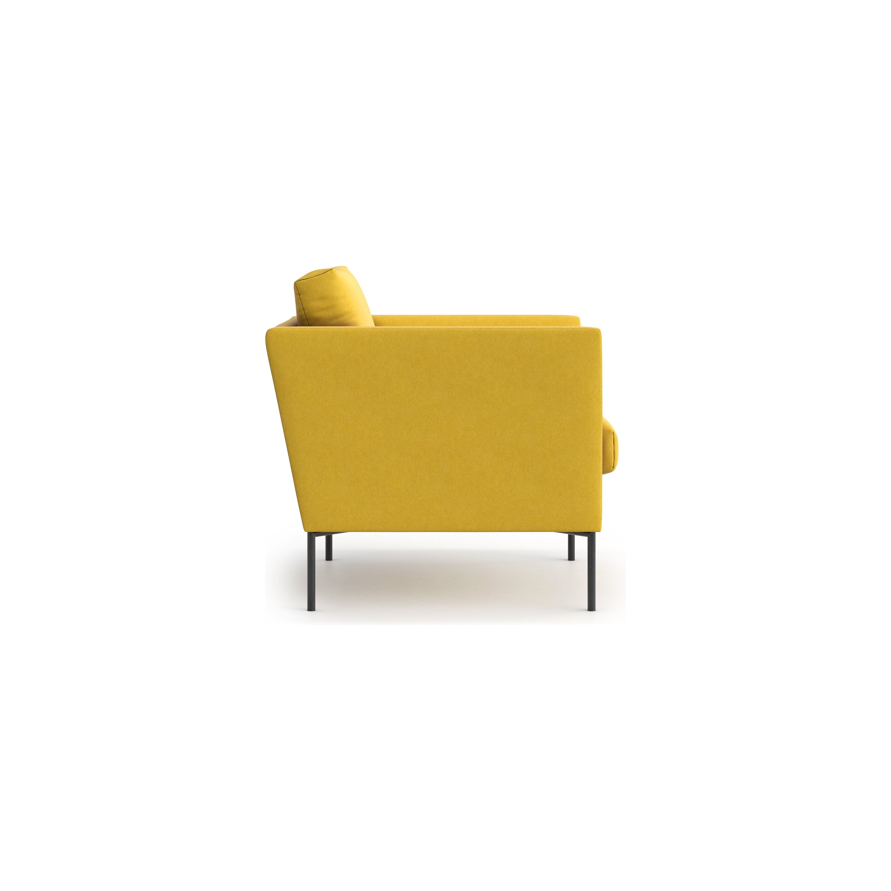 SALMA fotelis, geltona spalva