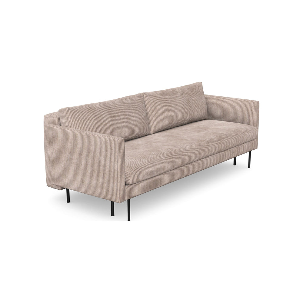 SALMA 3 vietų sofa lova, natūrali spalva