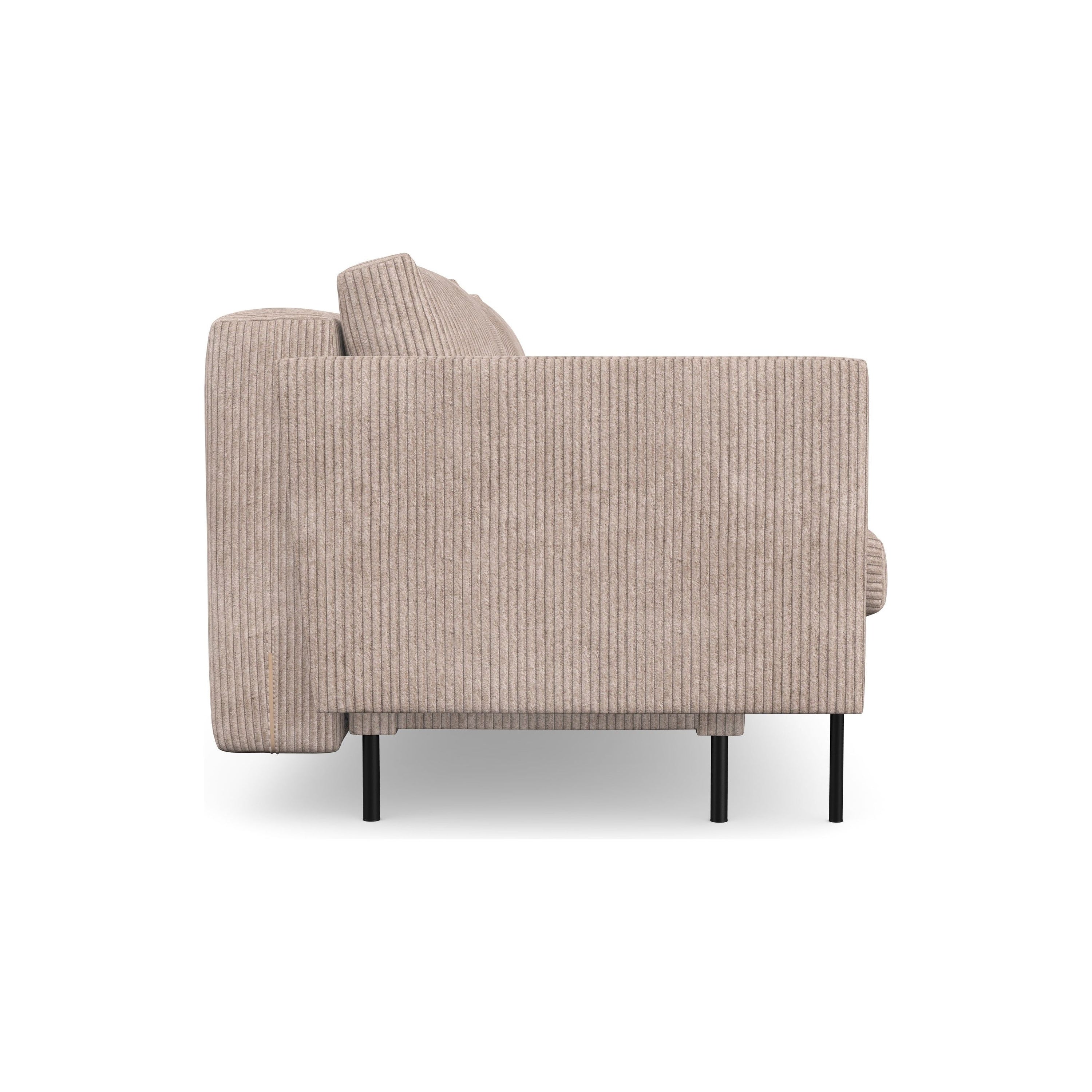 SALMA 3 vietų sofa lova, natūrali spalva