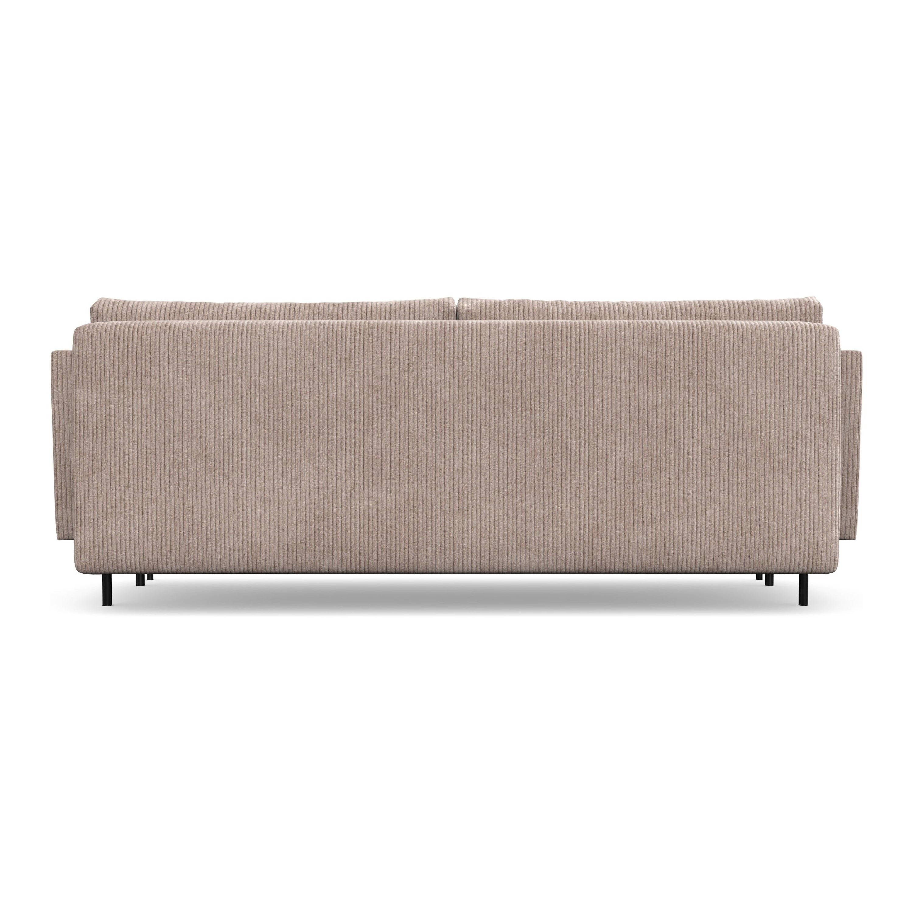 SALMA 3 vietų sofa lova, natūrali spalva