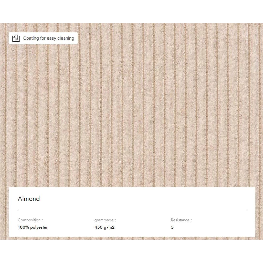 EMILLY 3 vietų sofa lova, kreminė spalva