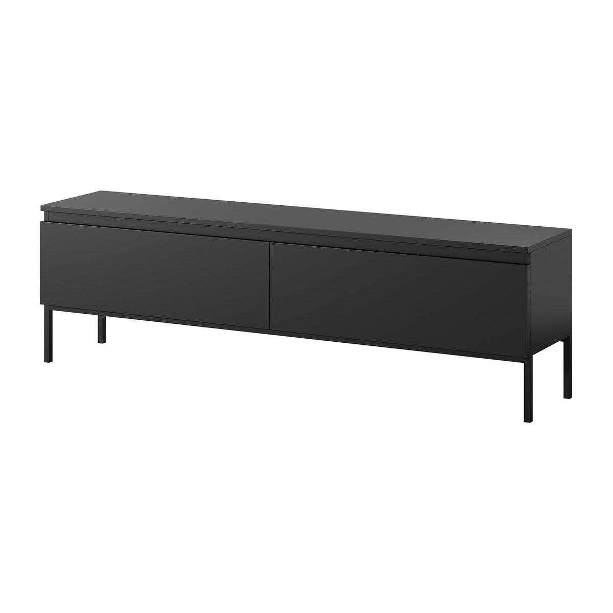 TV spintelė SVEN, juoda, 150 cm, juodos kojos
