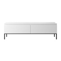 TV spintelė SVEN, balta, 150 cm, juodos kojos