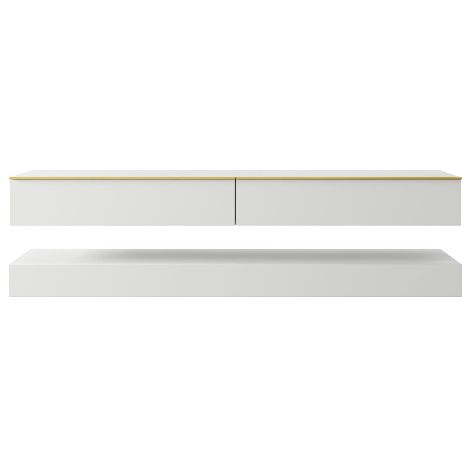 TV staliukas HYLIA, baltas, 140 cm