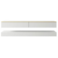 TV staliukas HYLIA, baltas, 140 cm
