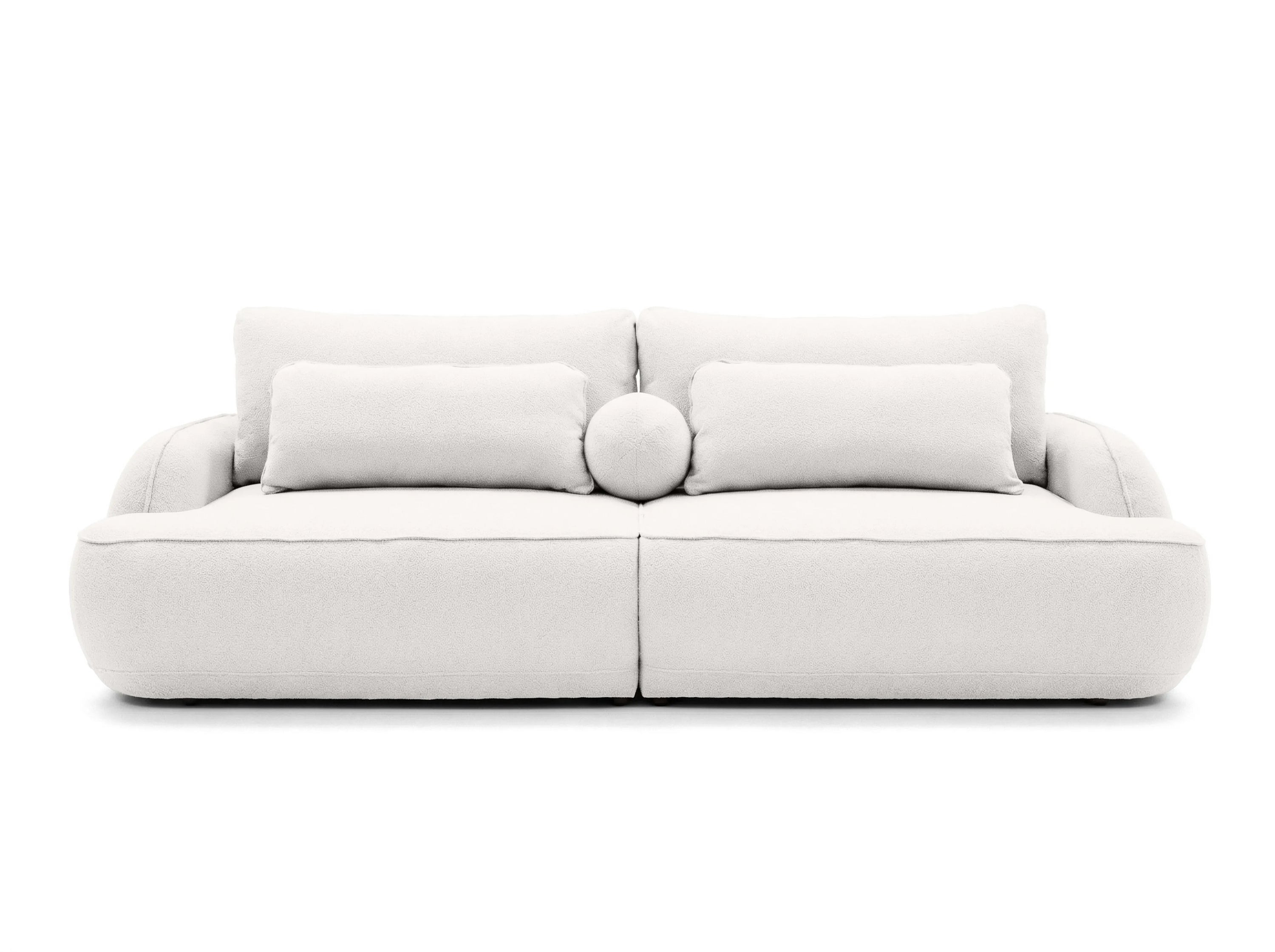 Sofa ZEN su miego funkcija, Manza kreminis baltas
