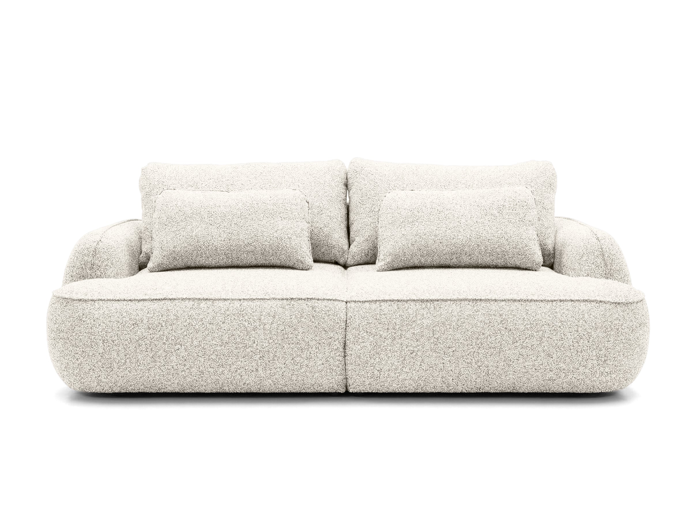 Sofa ZEN su miego funkcija, Ness šiltai kreminis