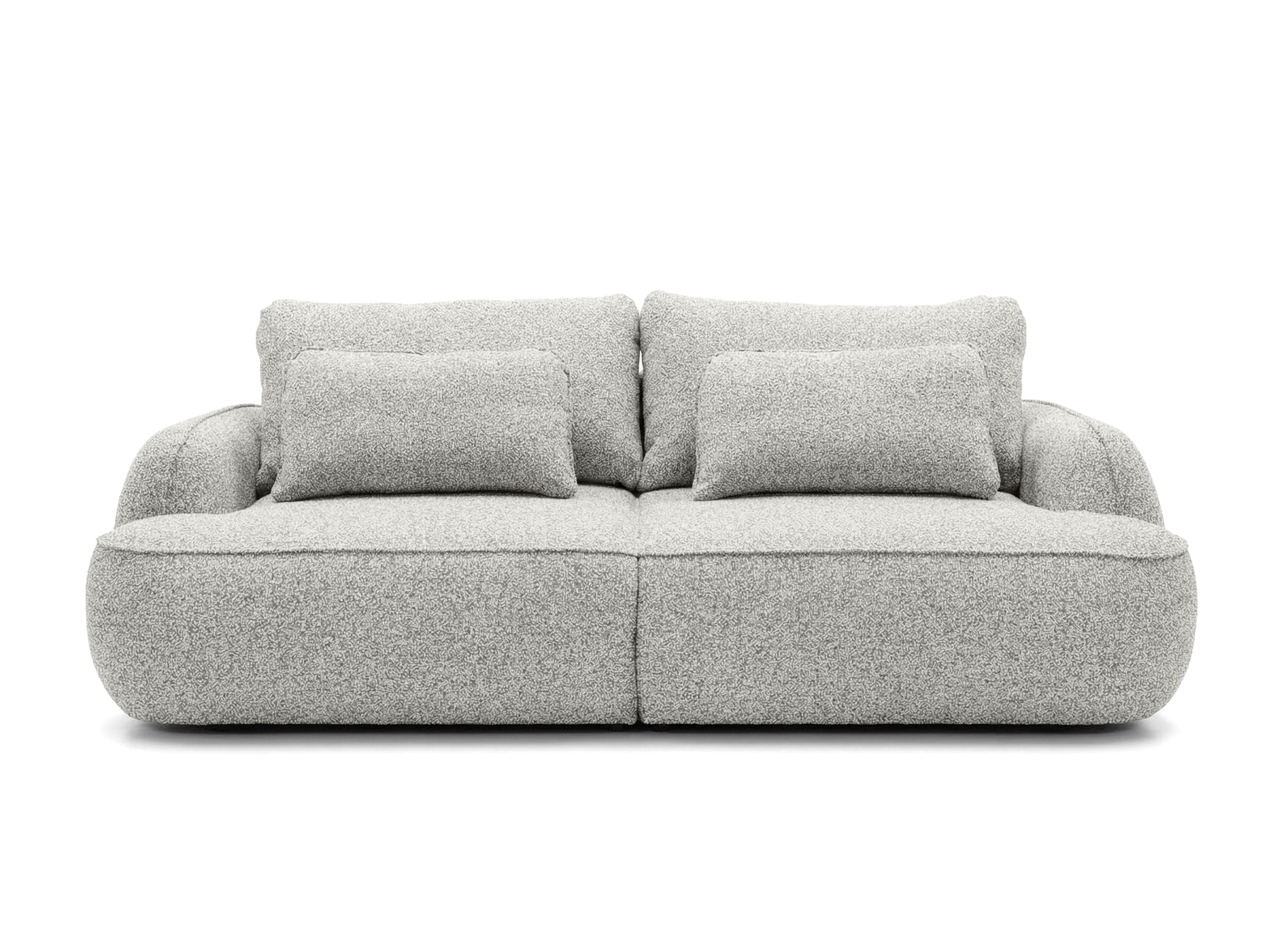 Sofa ZEN su miego funkcija, Ness šviesiai pilka