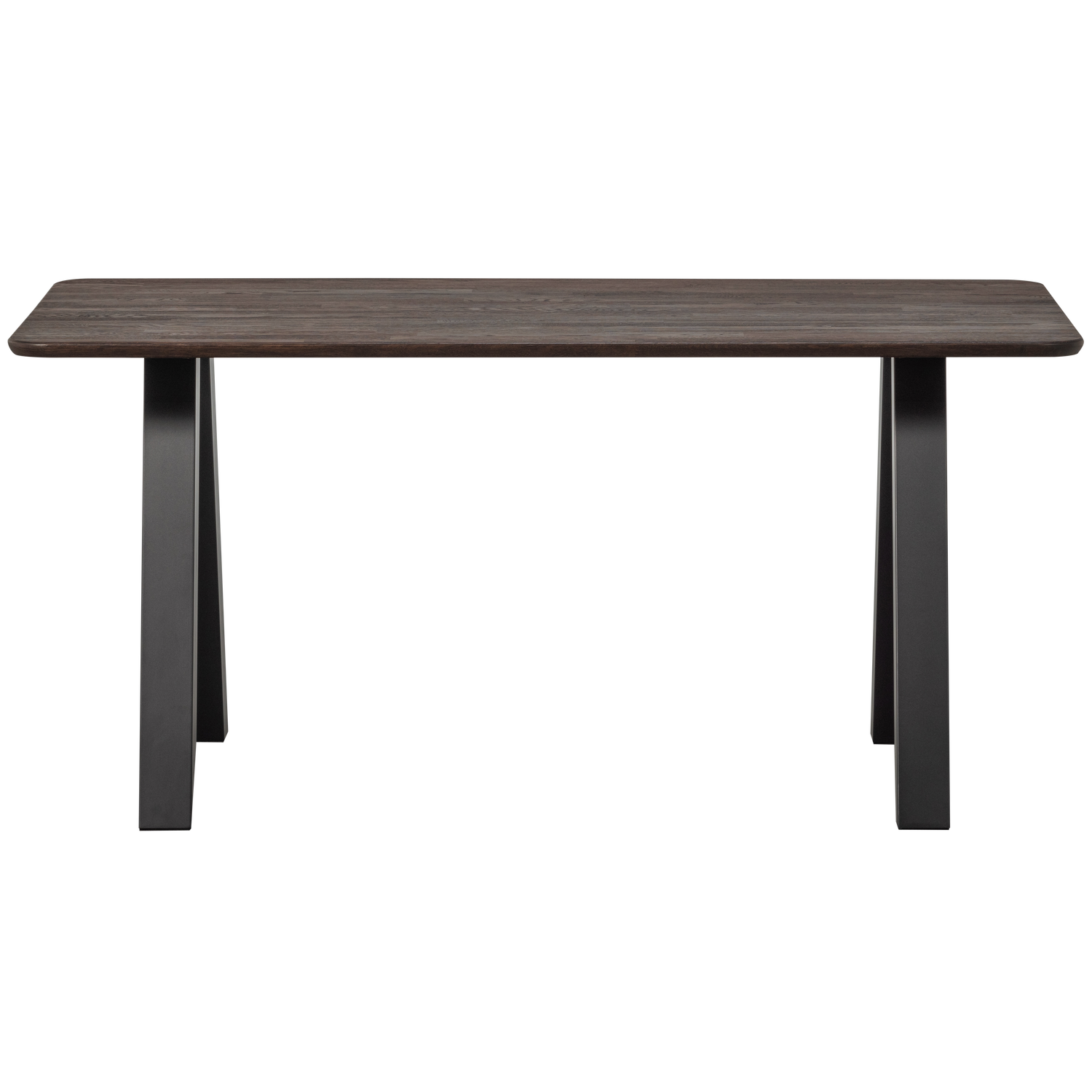 Valgomojo stalas TABLO, apvalus TGL 160x90 cm mistinis rudas