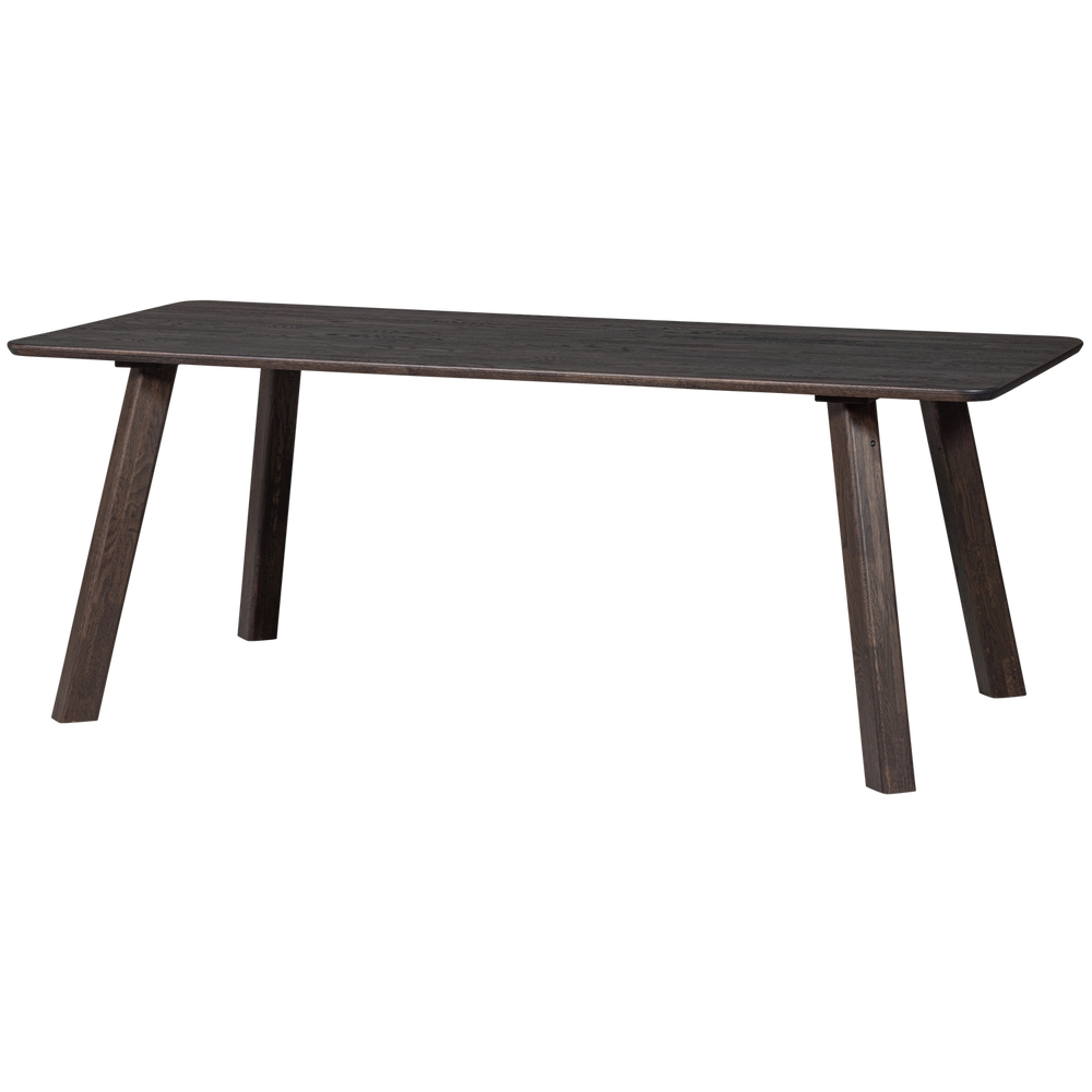 Valgomojo stalas TABLO, apvalus TGL 200x90 cm mistinis rudas