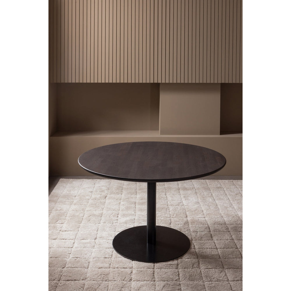 Valgomojo stalas TABLO, apvalus FP Ø120 cm mistinis rudas