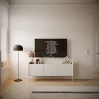 TV staliukas TOVI, baltas, 140 cm