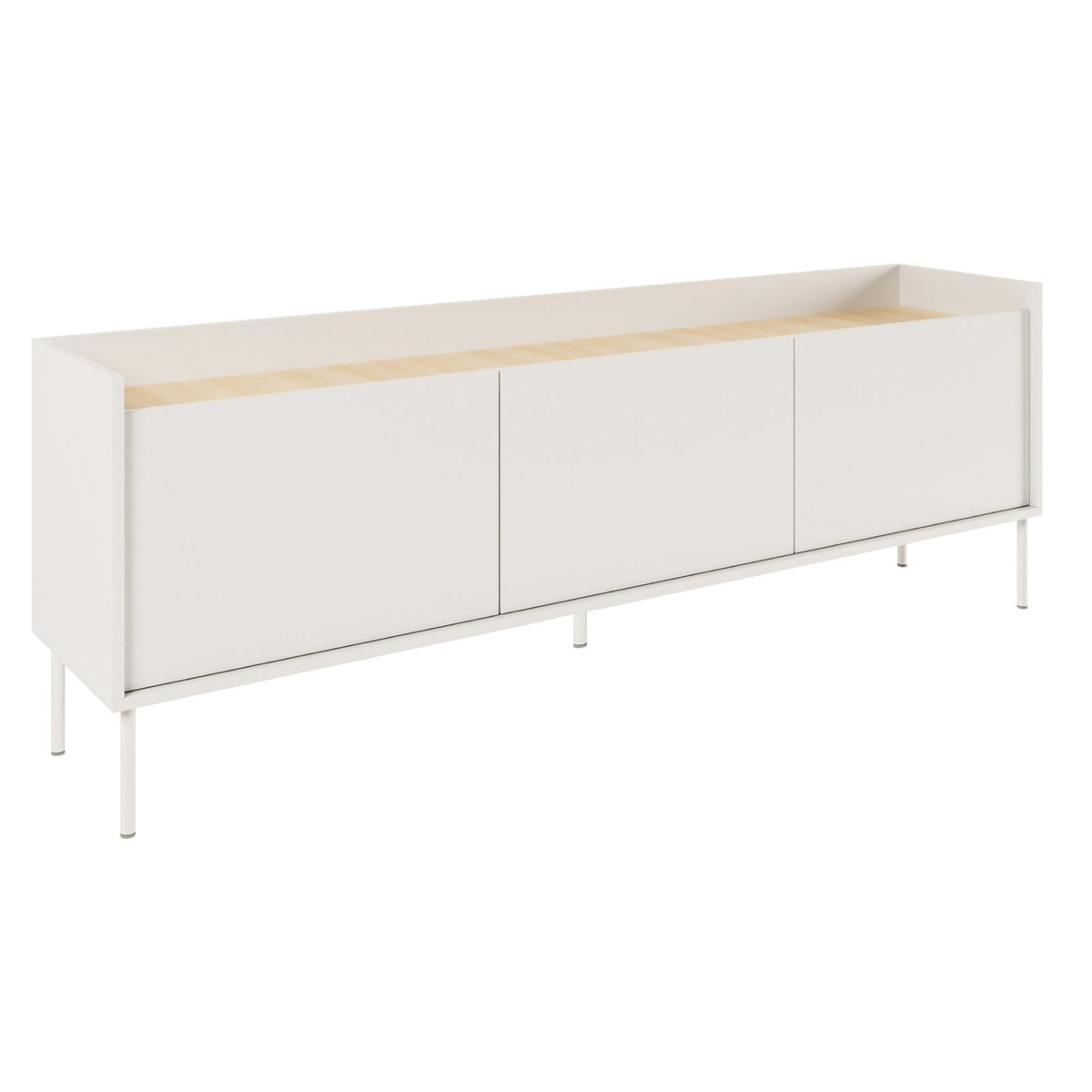 TV staliukas TOVI, baltas, 175 cm