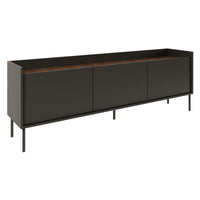 TV staliukas TOVI, juodas, 175 cm