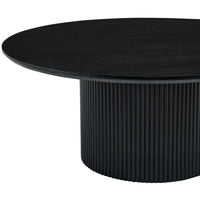 Kavos staliukas KILLIAN, 80 cm, juodas – priekinė dalis
