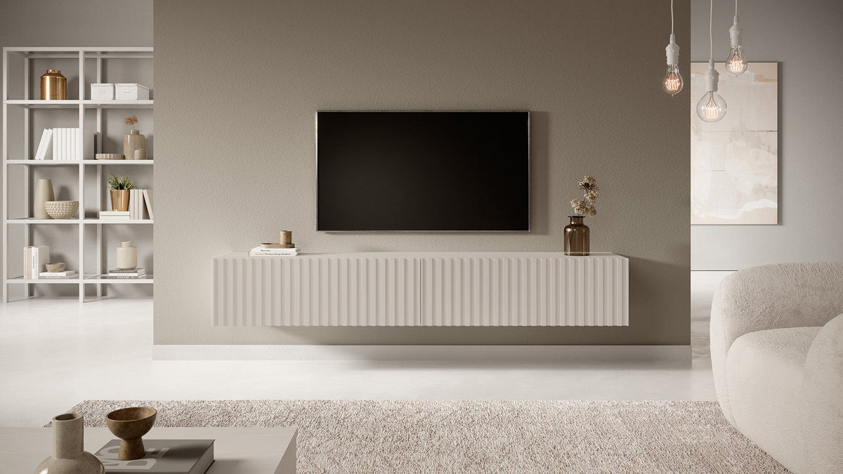 TV spintelė LORCAN, 175 cm, kašmyras
