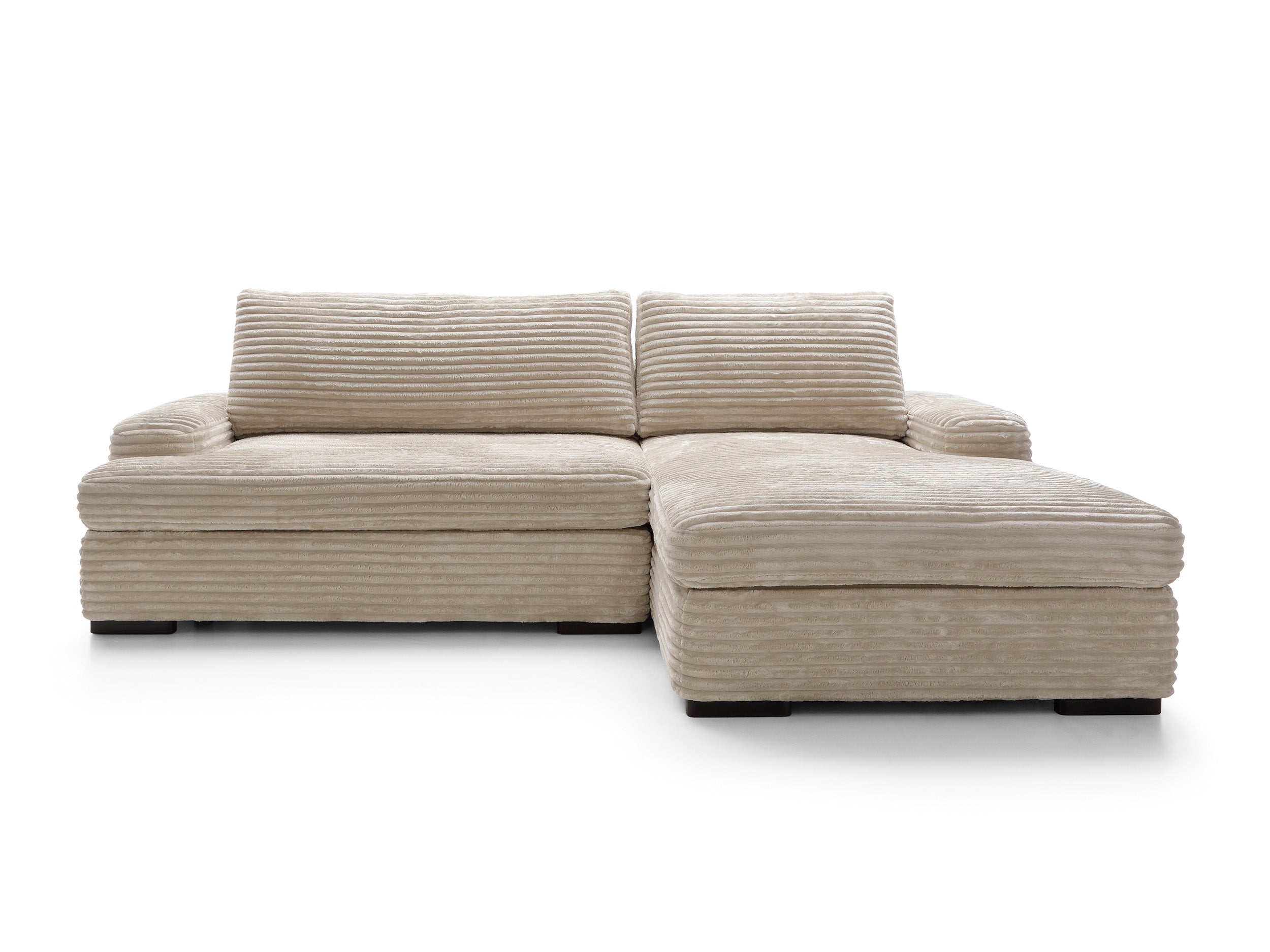 Corner sofa bed MILLY, cream