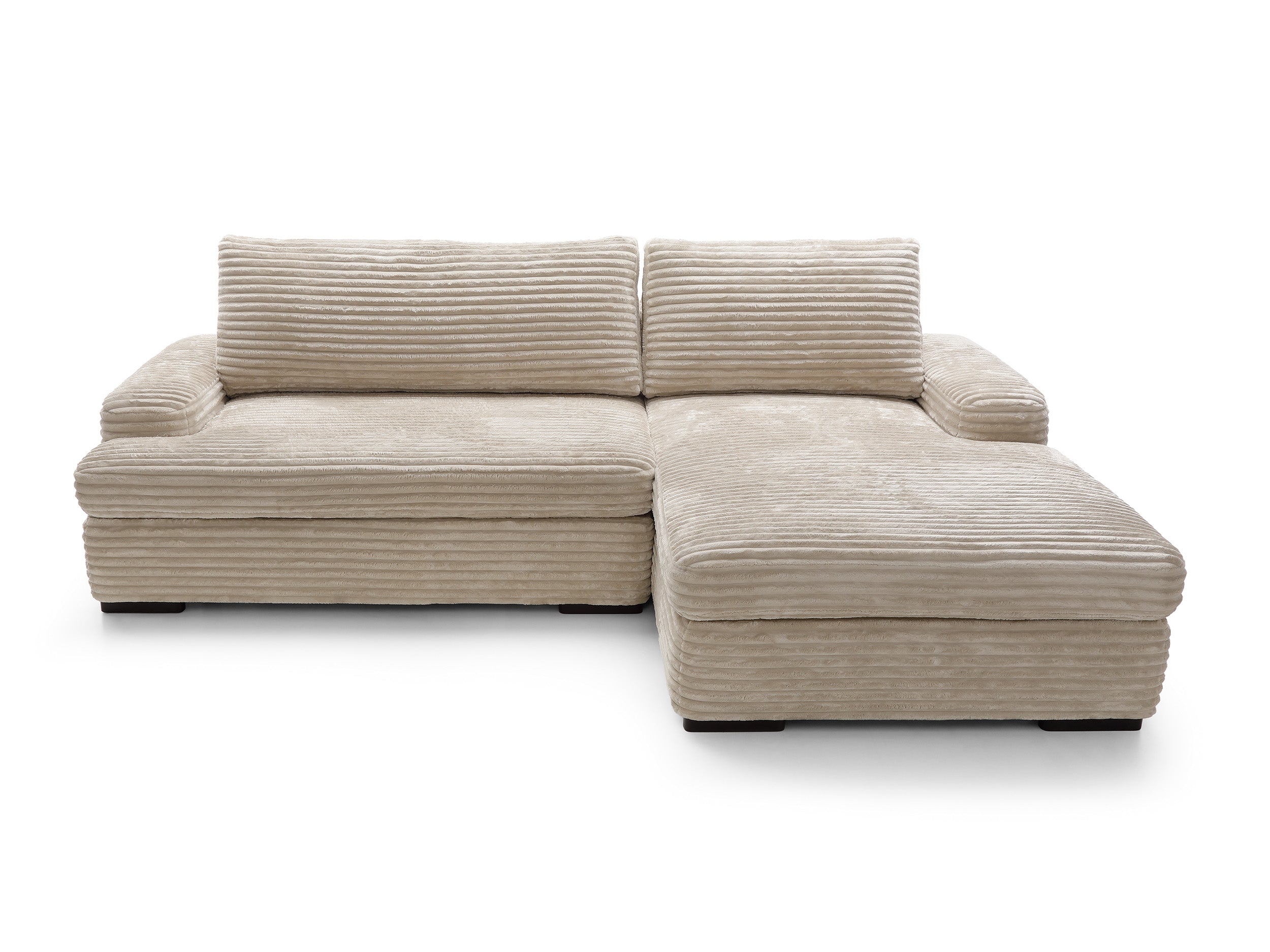 Corner sofa bed MILLY, cream