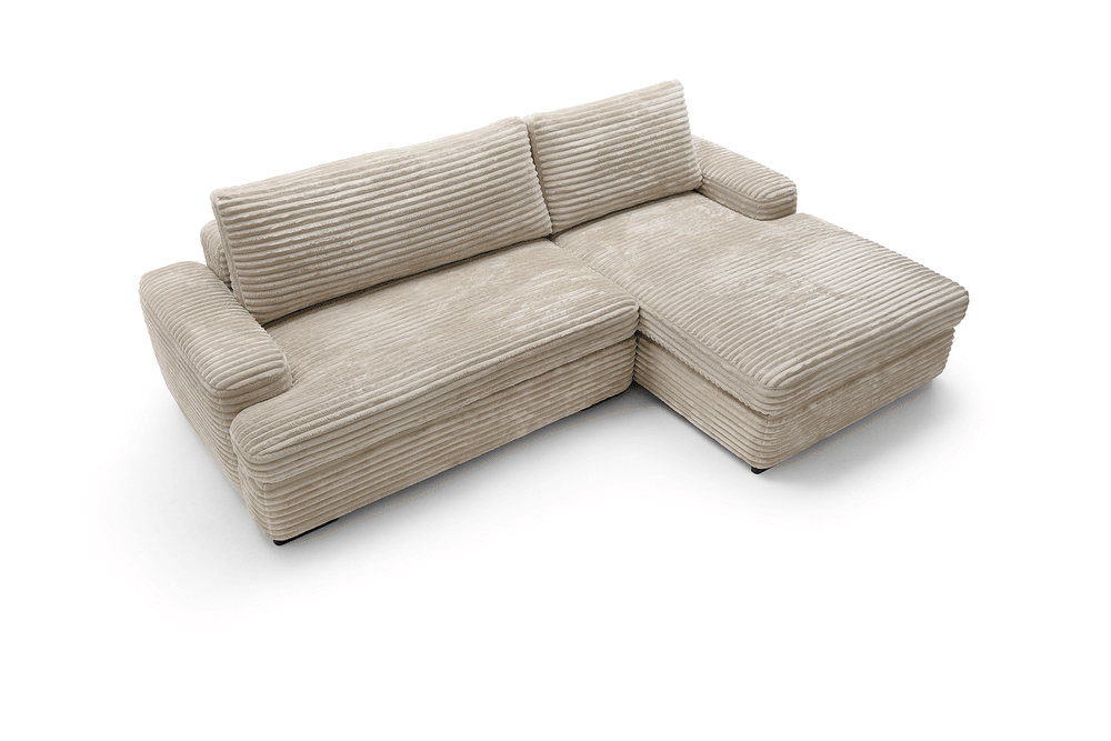 Corner sofa bed MILLY, cream