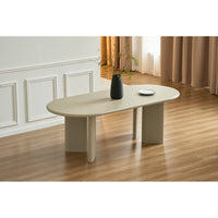 Stalas MAREN, 200×90, cm, smėlinis – funkcijos demonstracija