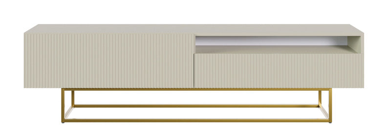 TV spintelė GREYA, 175 cm, smėlinė