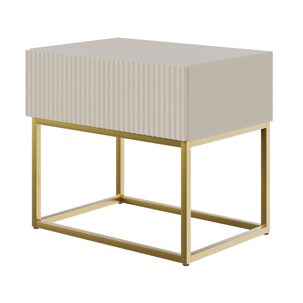 Naktinė spintelė GREYA, smėlinė