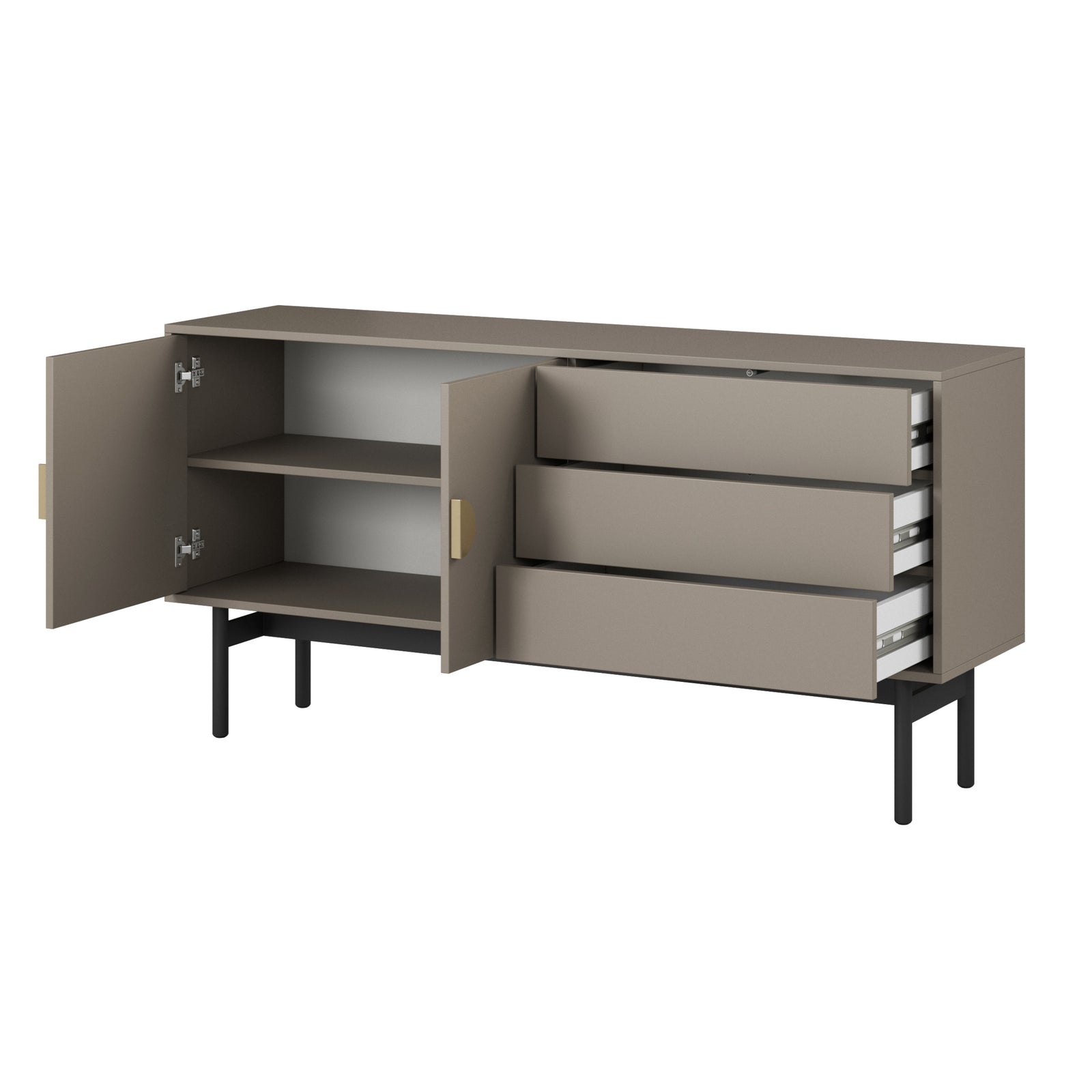 TV staliukas STOON, kapučino, 154 cm