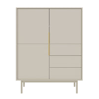 NOLAH, komoda, aukšta, 104 cm, kašmyras
